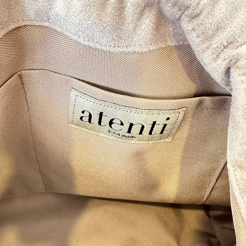 Atenti Betty Origins Doctor Bag Purse Neutral Colors Damask Tapestry Embroidery - Picture 12 of 13